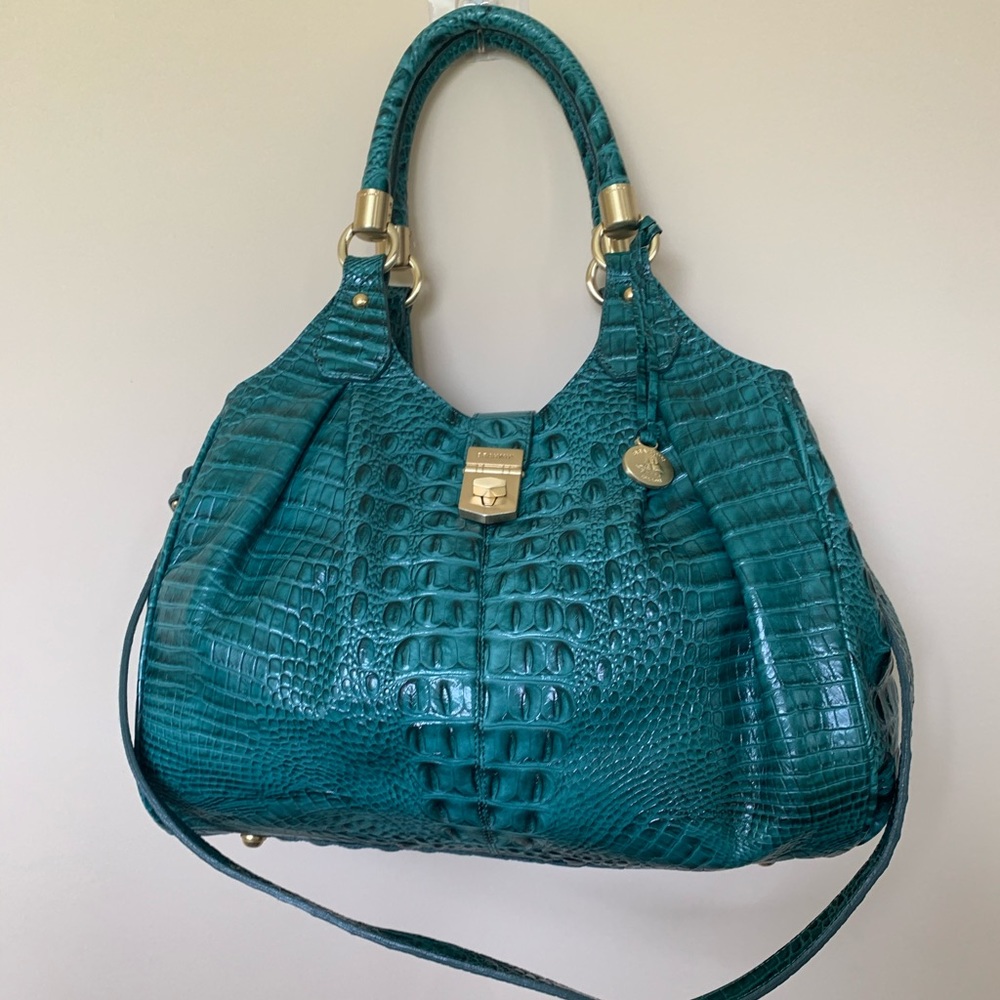 Brahmin Elisa Handbag in Peacock Melbourne